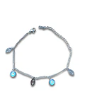Brazalete / Tobillera de Acero inoxidable dijes 