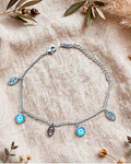 Brazalete / Tobillera de Acero inoxidable dijes 