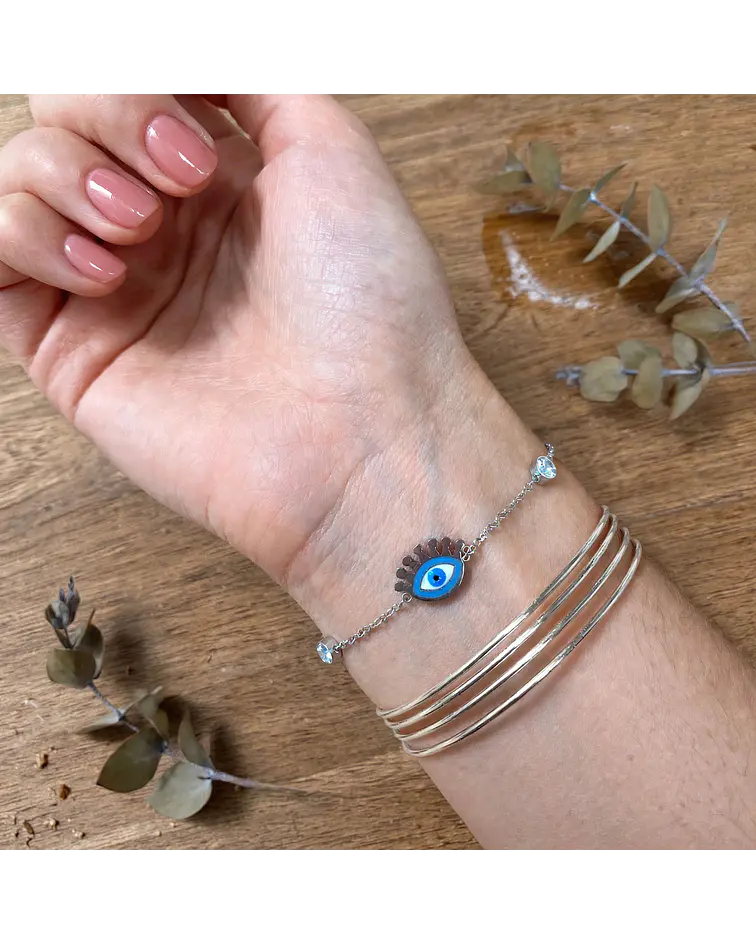 Brazalete de Acero inoxidable tercer ojo 