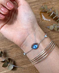 Brazalete de Acero inoxidable tercer ojo 