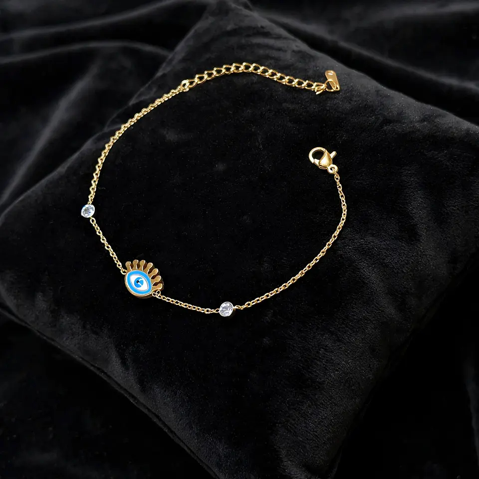 Brazalete de Acero inoxidable tercer ojo  3