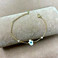 Brazalete / Tobillera de Acero inoxidable Tercer ojo y diamantes - Miniatura 4