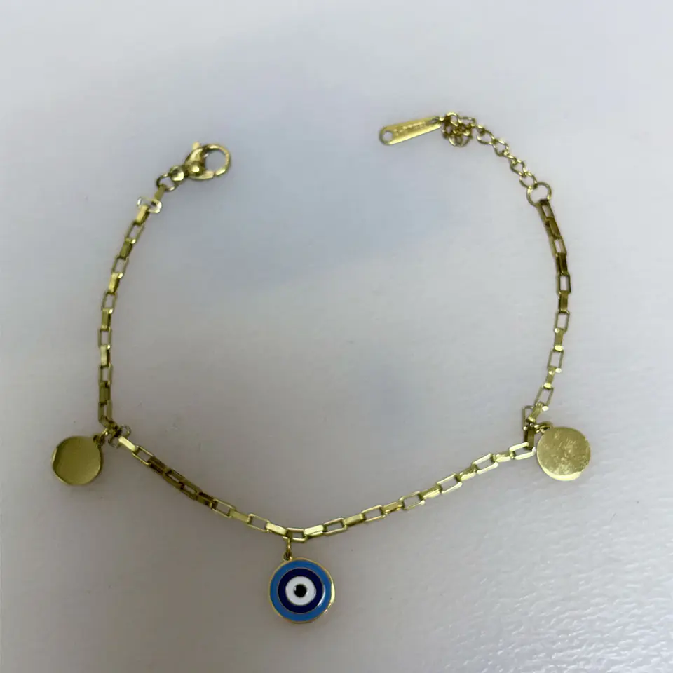 Brazalete / Tobillera de Acero inoxidable Tercer Ojo  2