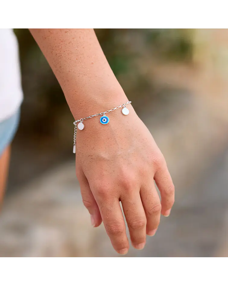 Brazalete / Tobillera de Acero inoxidable Tercer Ojo 