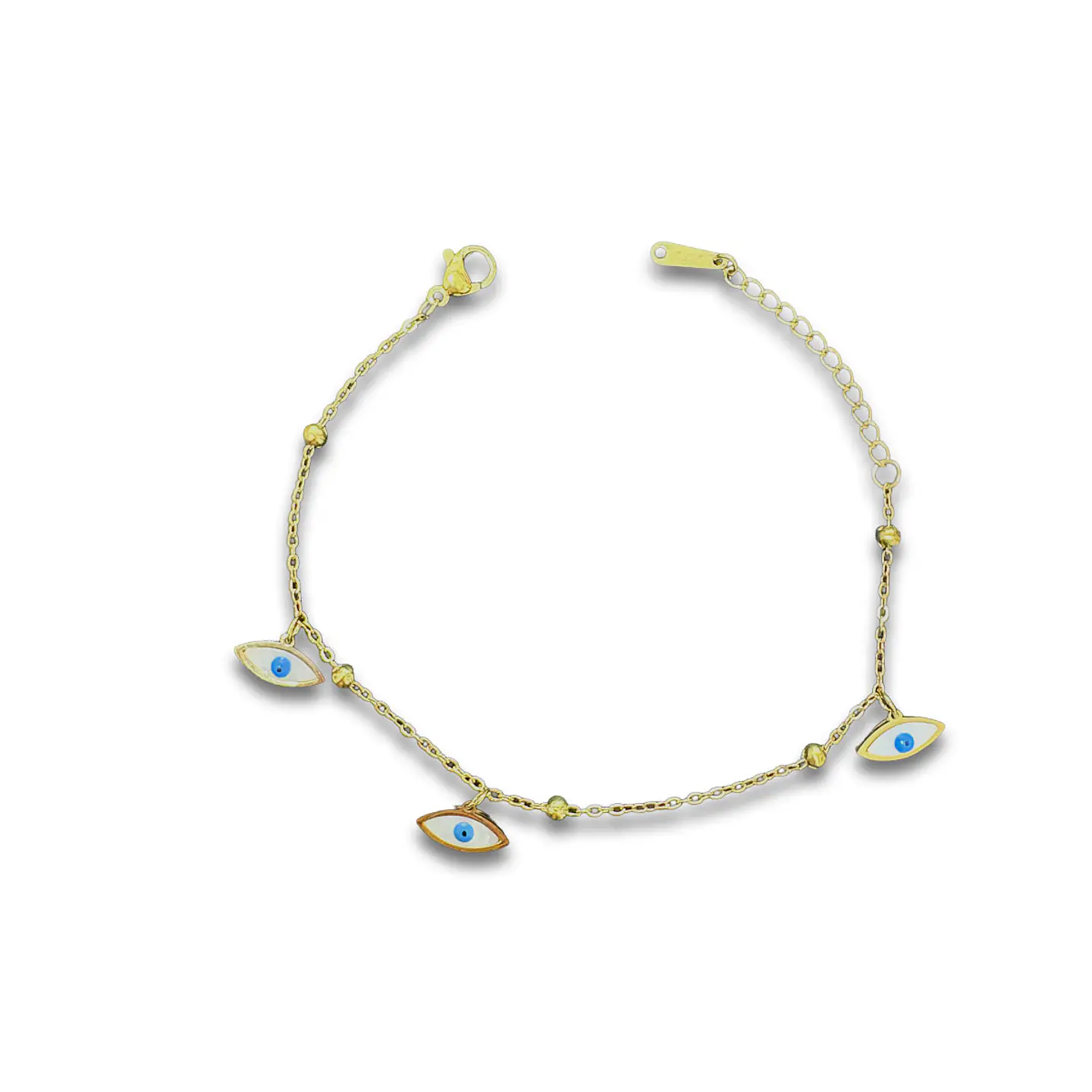 Brazalete de Acero inoxidable tercer ojo dijes 7