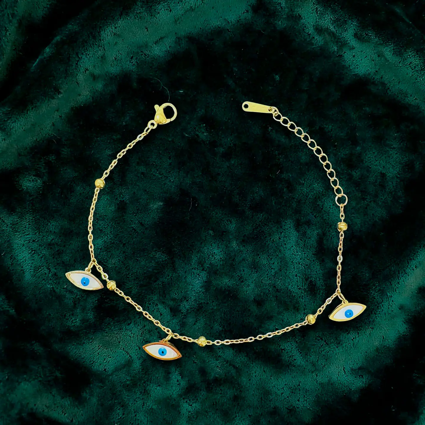 Brazalete de Acero inoxidable tercer ojo dijes 4