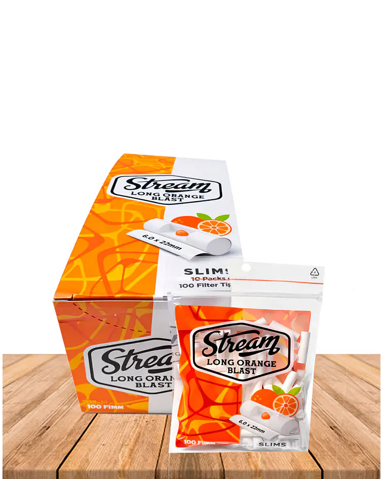 Filtros Slim long Naranja Click Stream