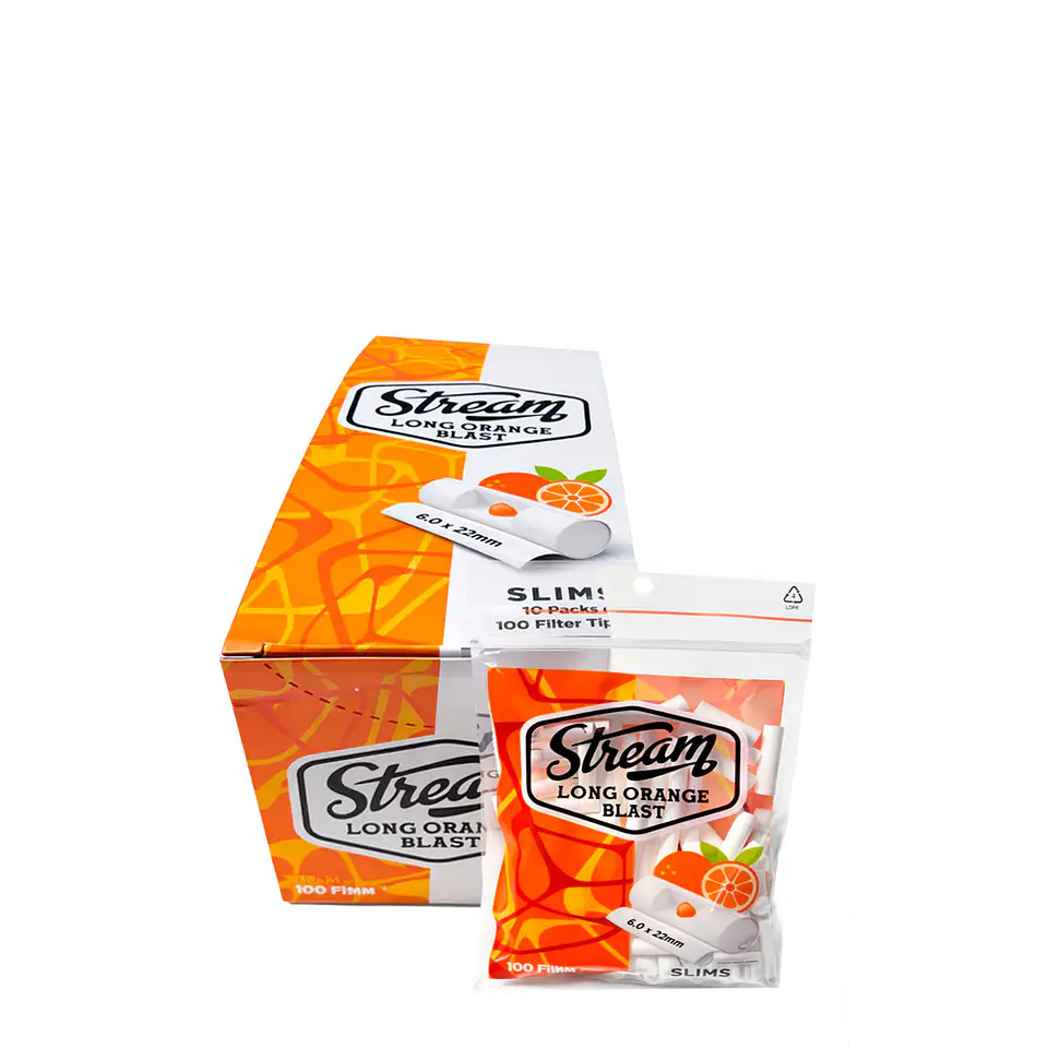 Filtros Slim long Naranja Click Stream 3
