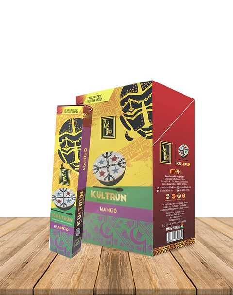 Incienso Zed Black Kultrún Mango