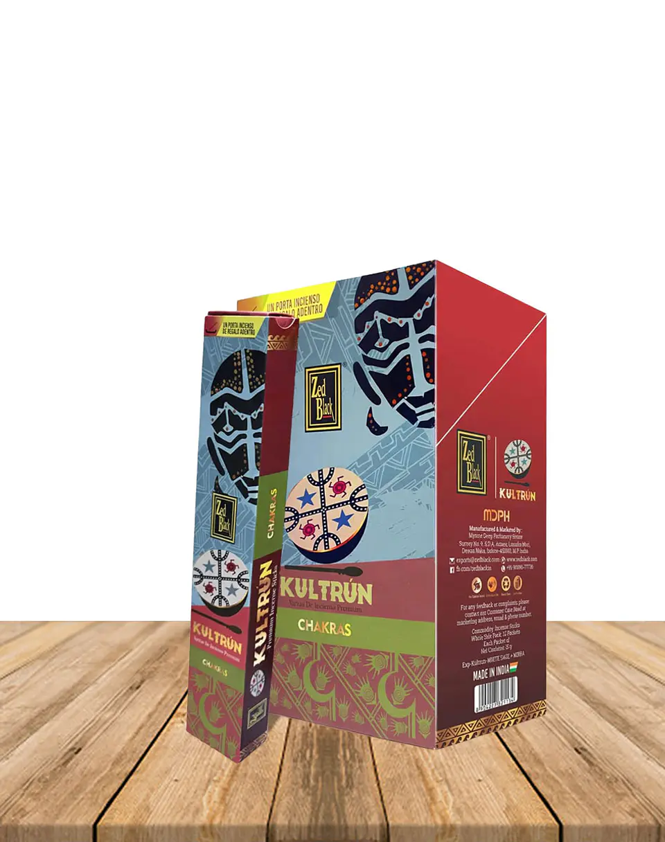 Incienso Zed Black Kultrún Chakra 1