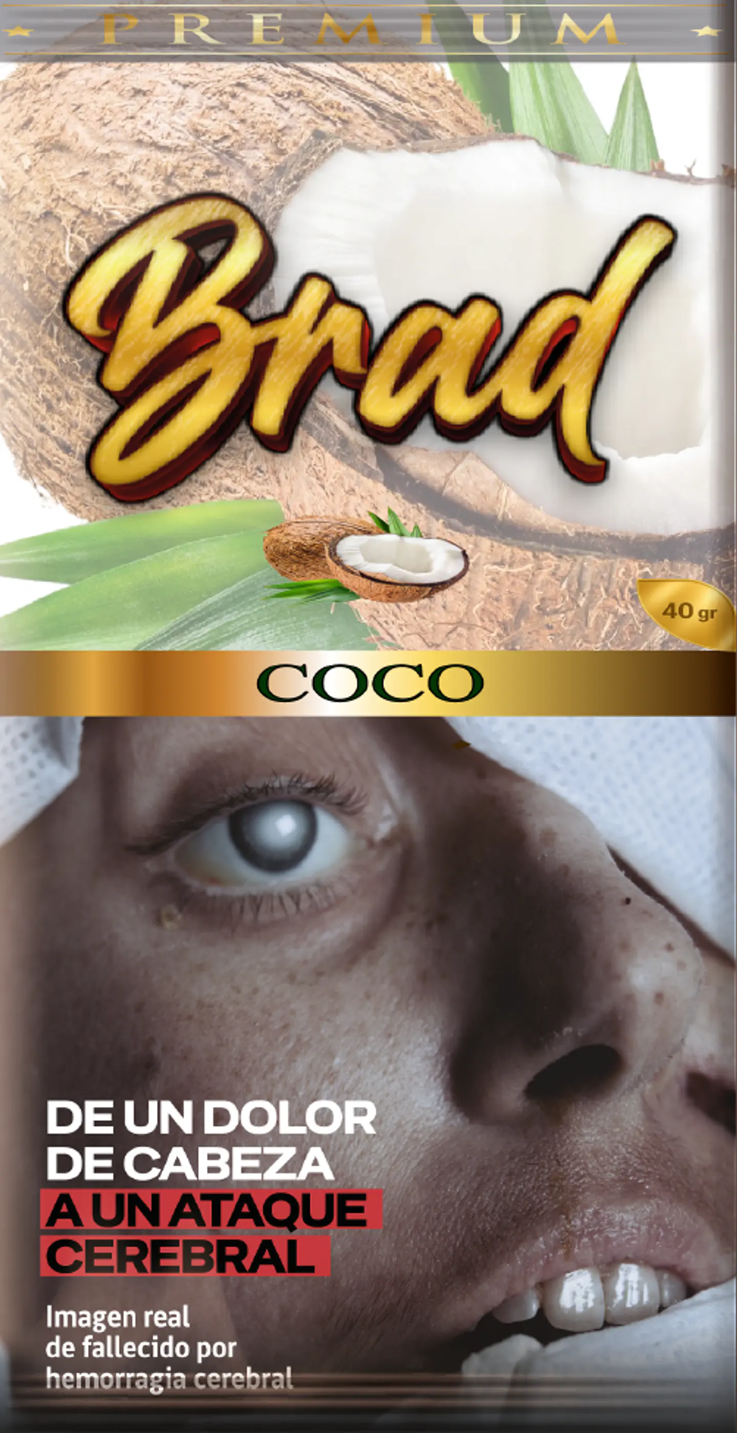 Tabaco BRAD 40g Sabores 10