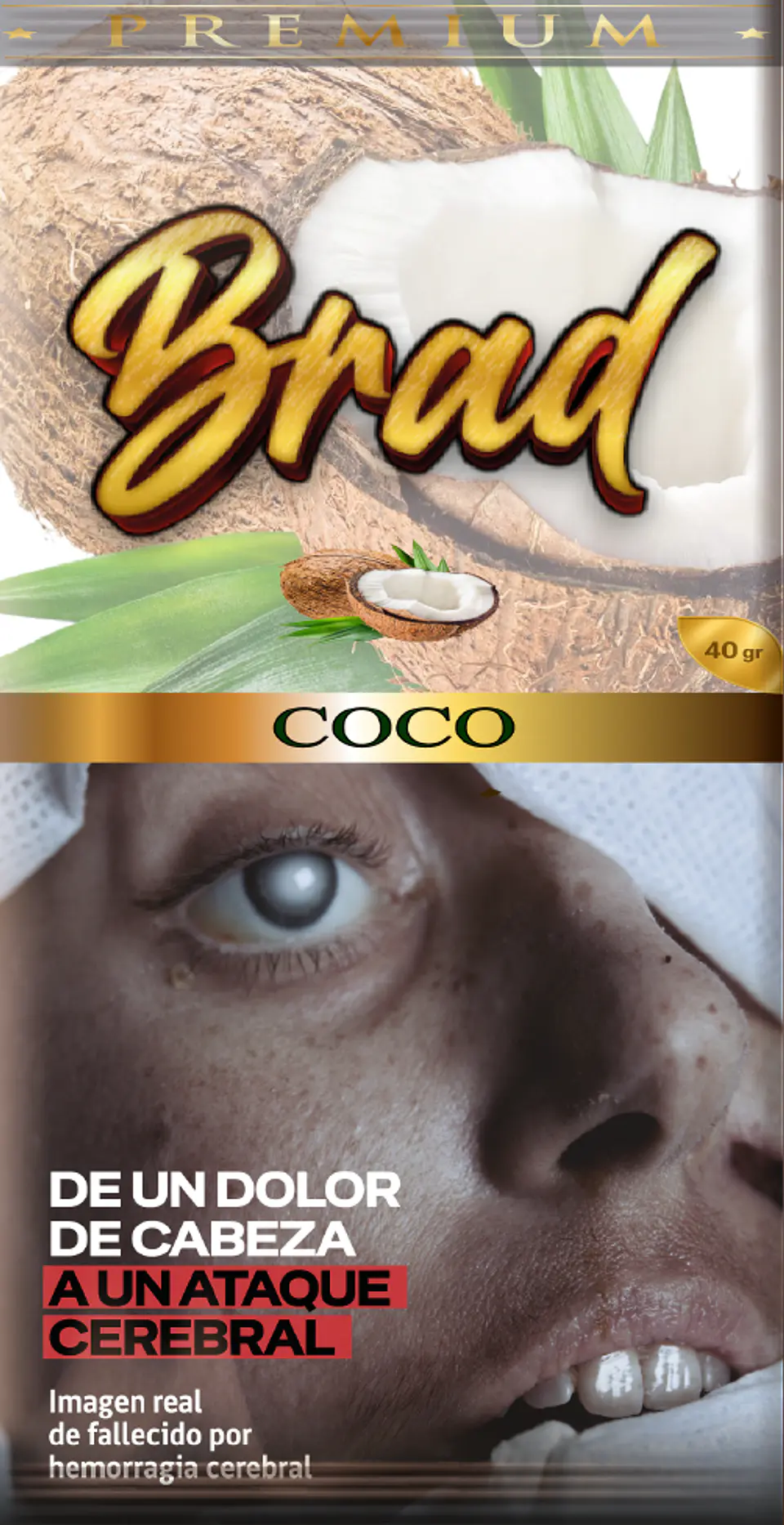 Tabaco BRAD 40g Sabores 10
