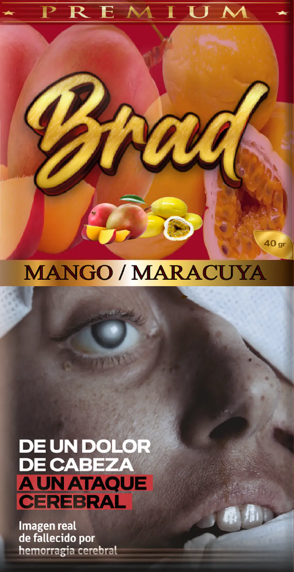 Tabaco BRAD 40g Sabores 14