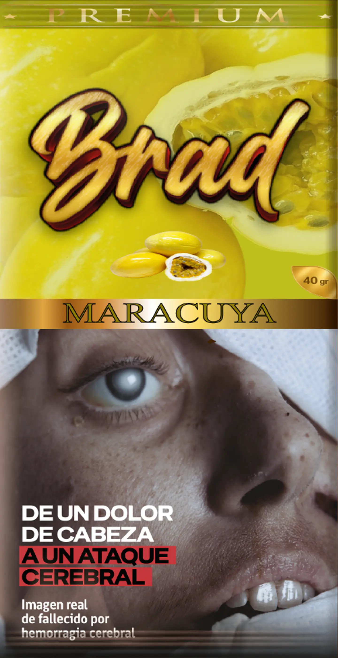 Tabaco BRAD 40g Sabores 16