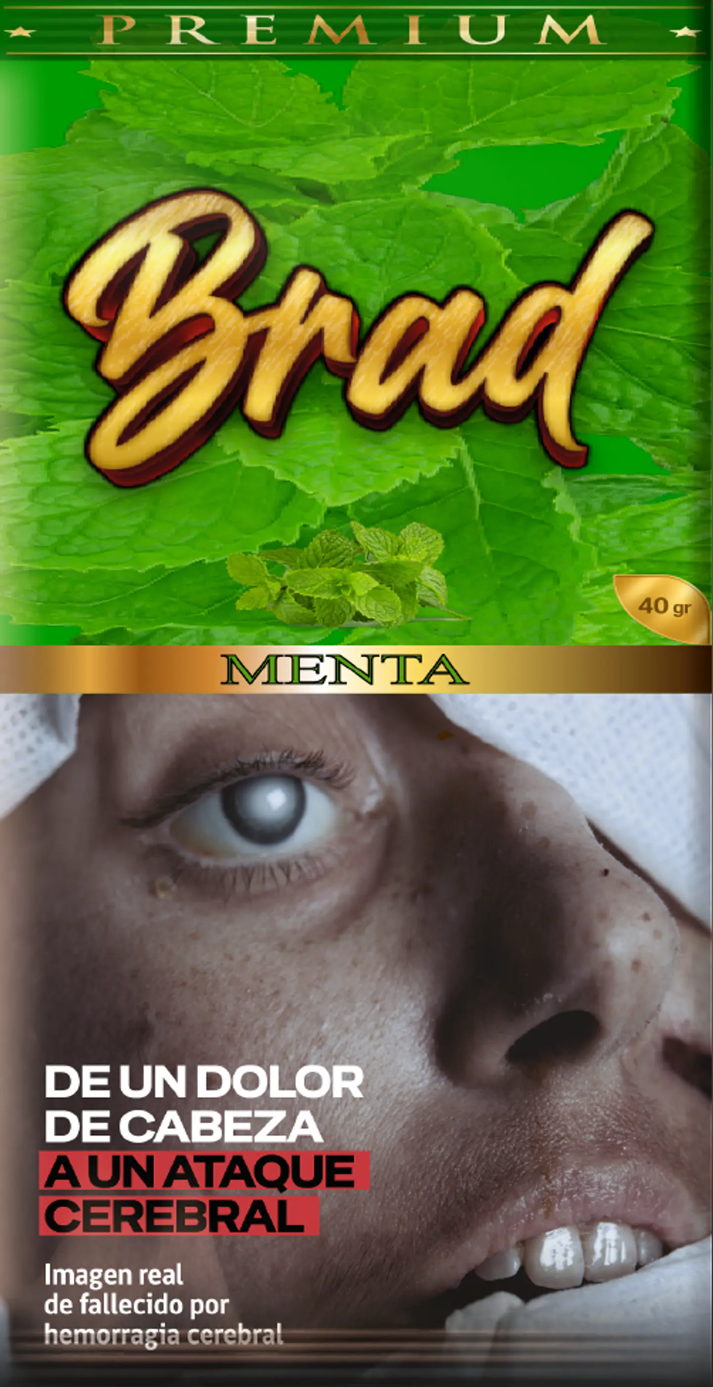 Tabaco BRAD 40g Sabores 17