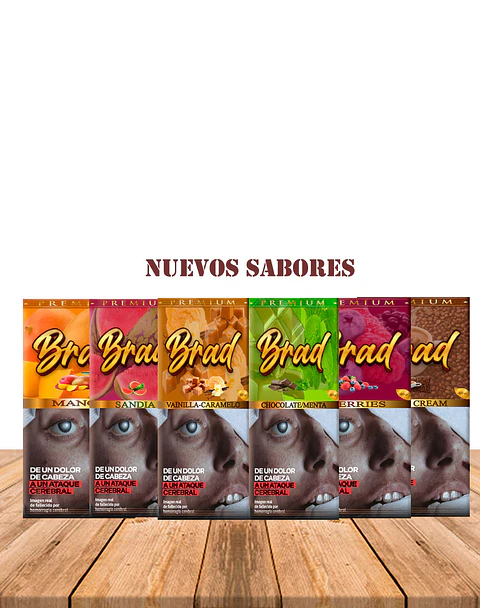 Tabaco BRAD 40g Sabores