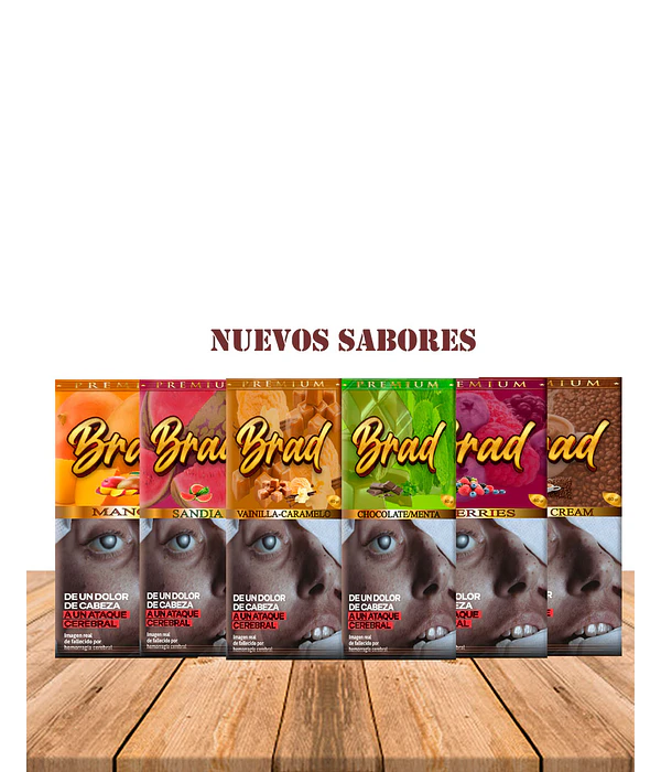 Tabaco BRAD 40g Sabores