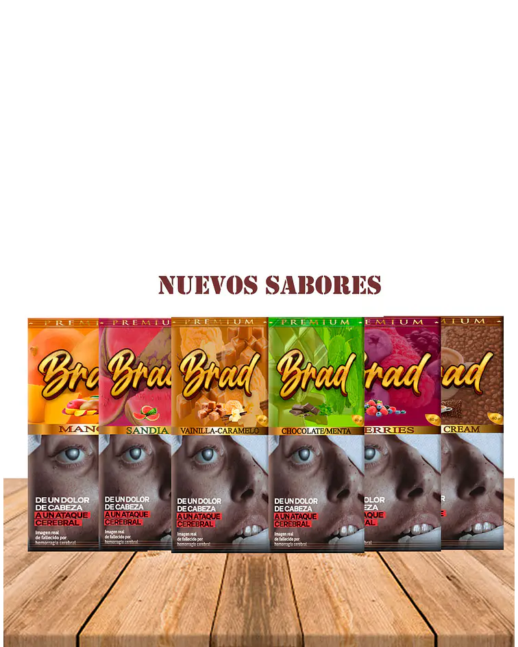 Tabaco BRAD 40g Sabores