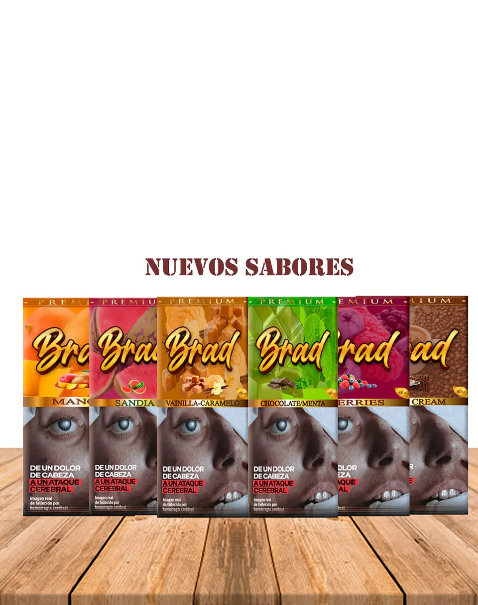Tabaco BRAD 40g Sabores 1