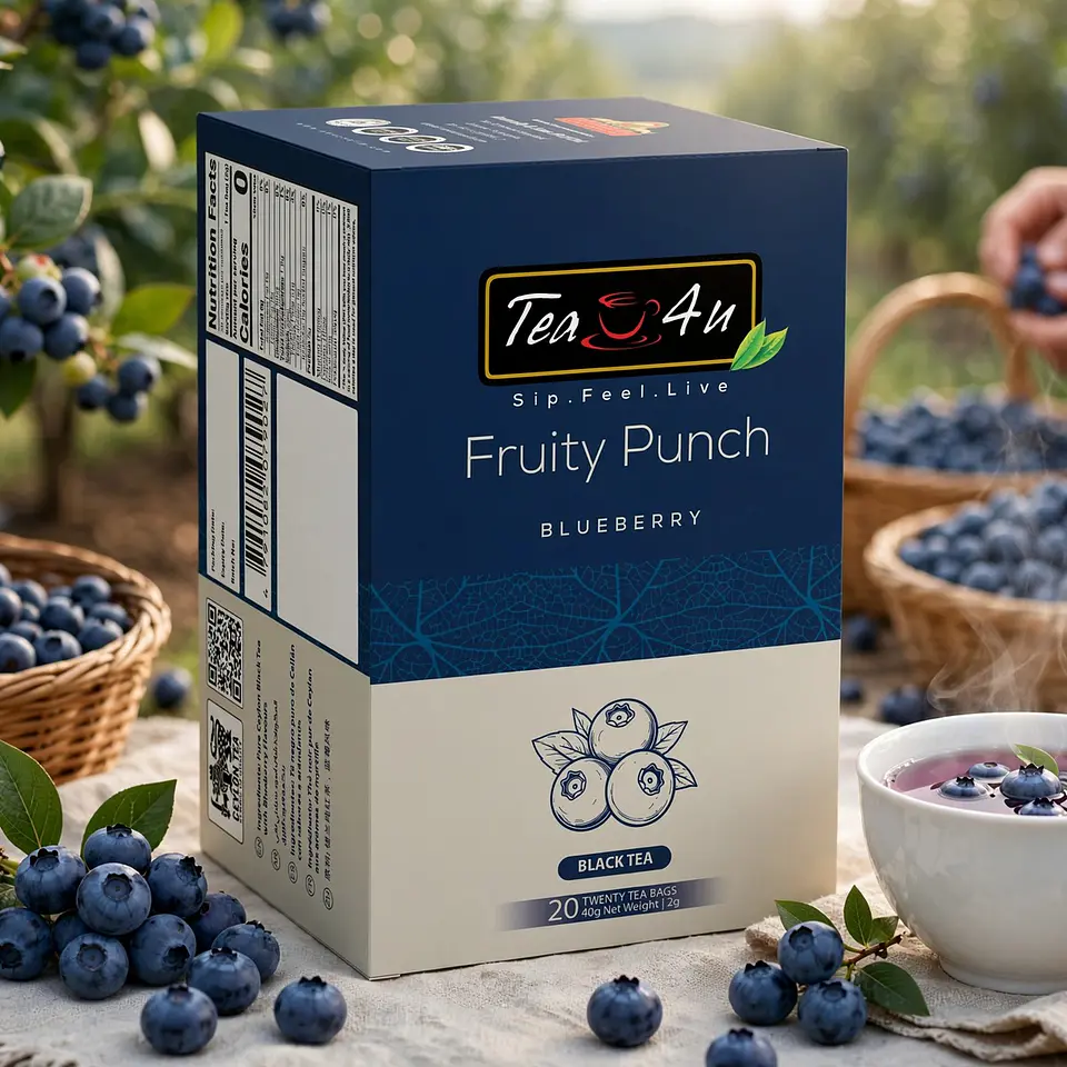Té Frutal Negro Arándano en bolsitas 3