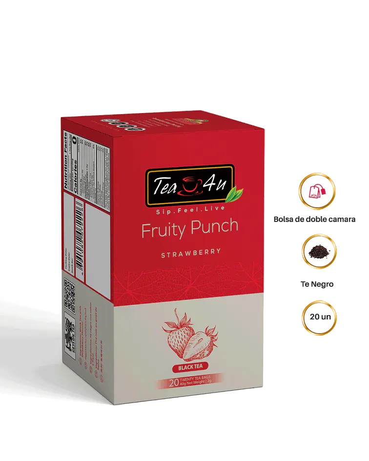 Té  Negro Frutilla