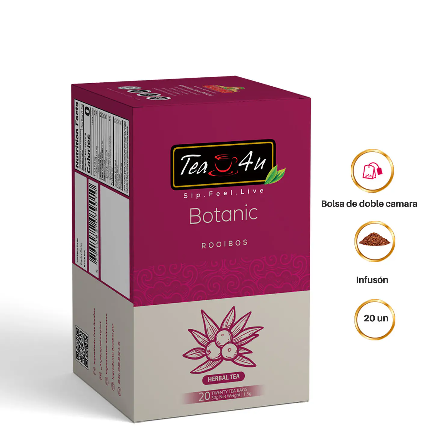 Tea4u Infusión Herbal  Rooibos 2