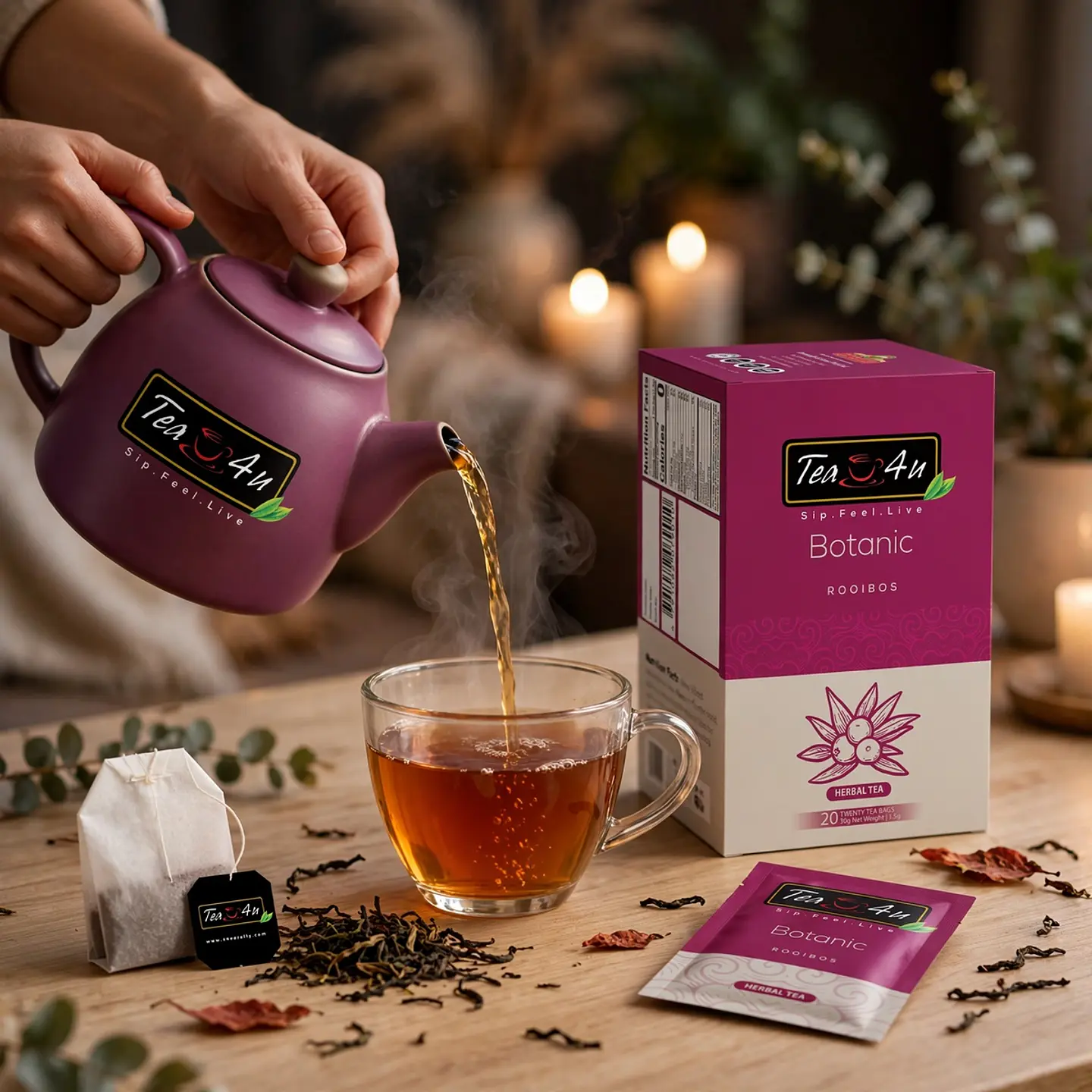 Tea4u Infusión Herbal  Rooibos 3