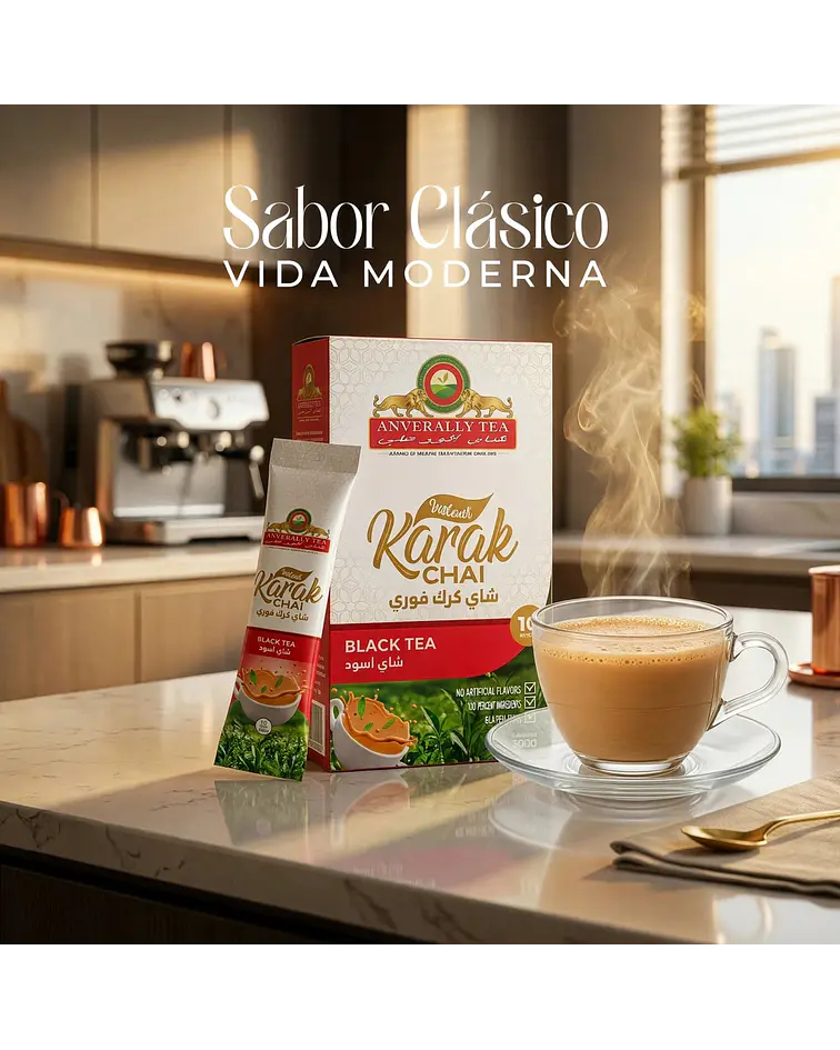 Té Chai Latte Karak Instantáneo