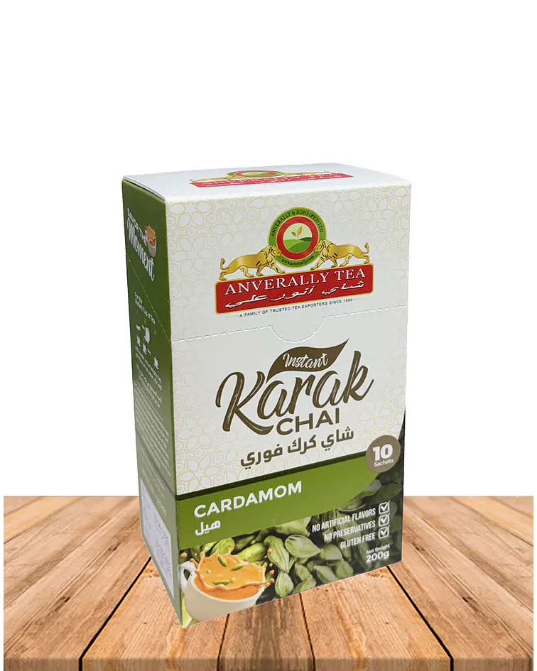 Té Chai Latte Cardamomo Karak Instantáneo