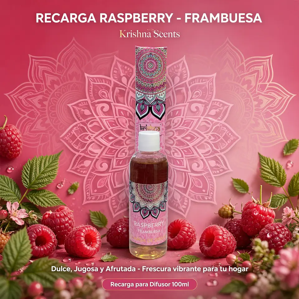 Recarga Difusor Mikado Krishna Frambuesa 3