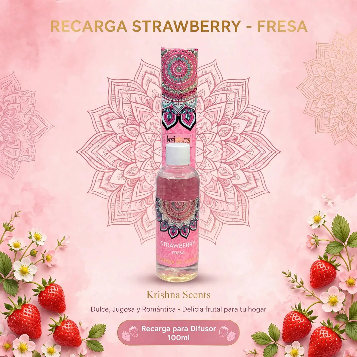 Recarga Difusor Mikado Krishna Frutilla 3