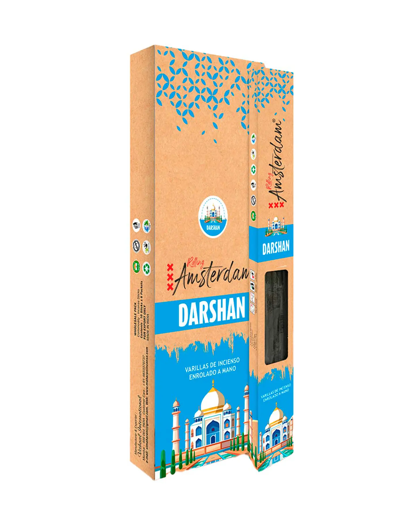 Incienso Jardin Rolling Amsterdam 41 Cm Darshan 3