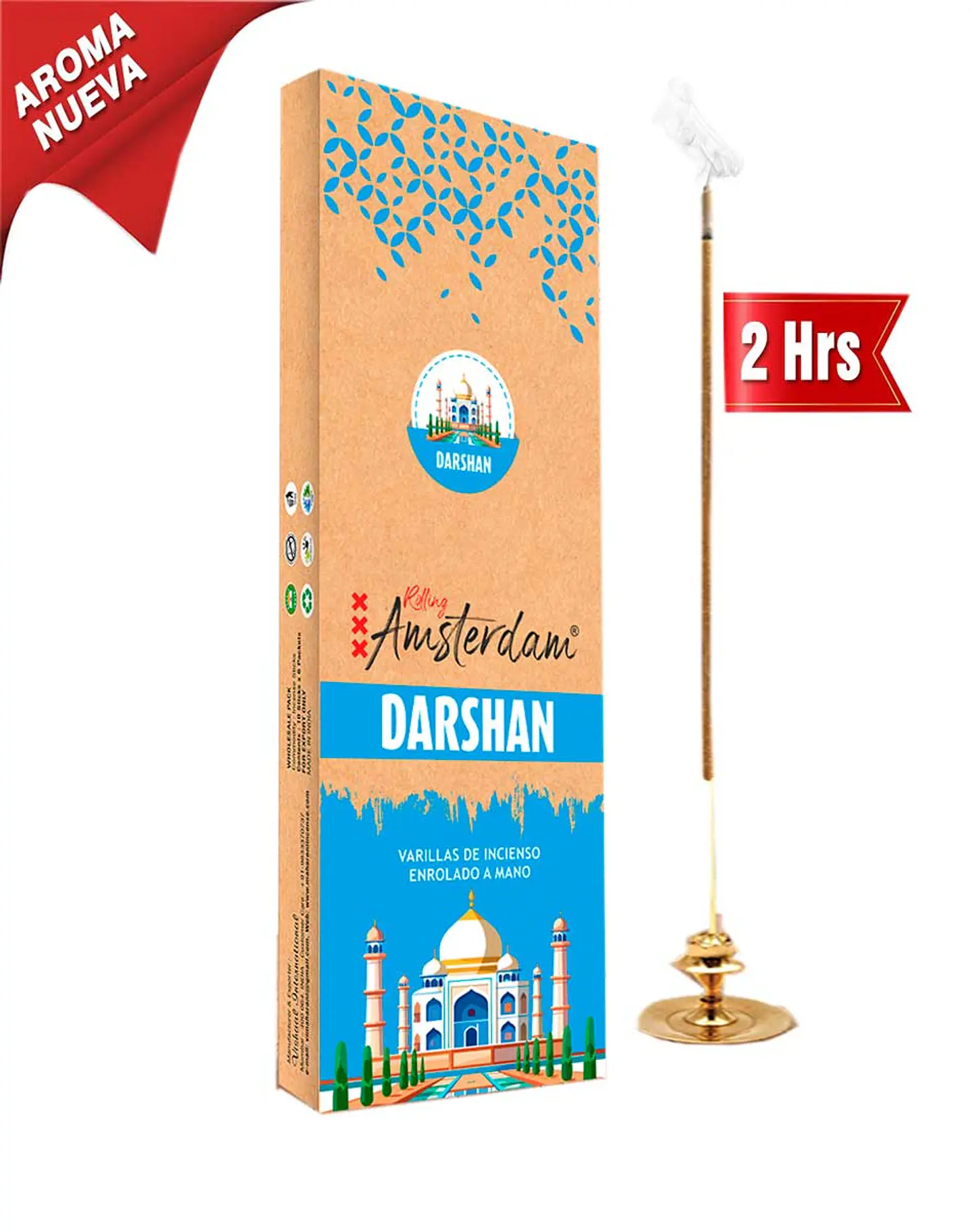 Incienso Jardin Rolling Amsterdam 41 Cm Darshan 4