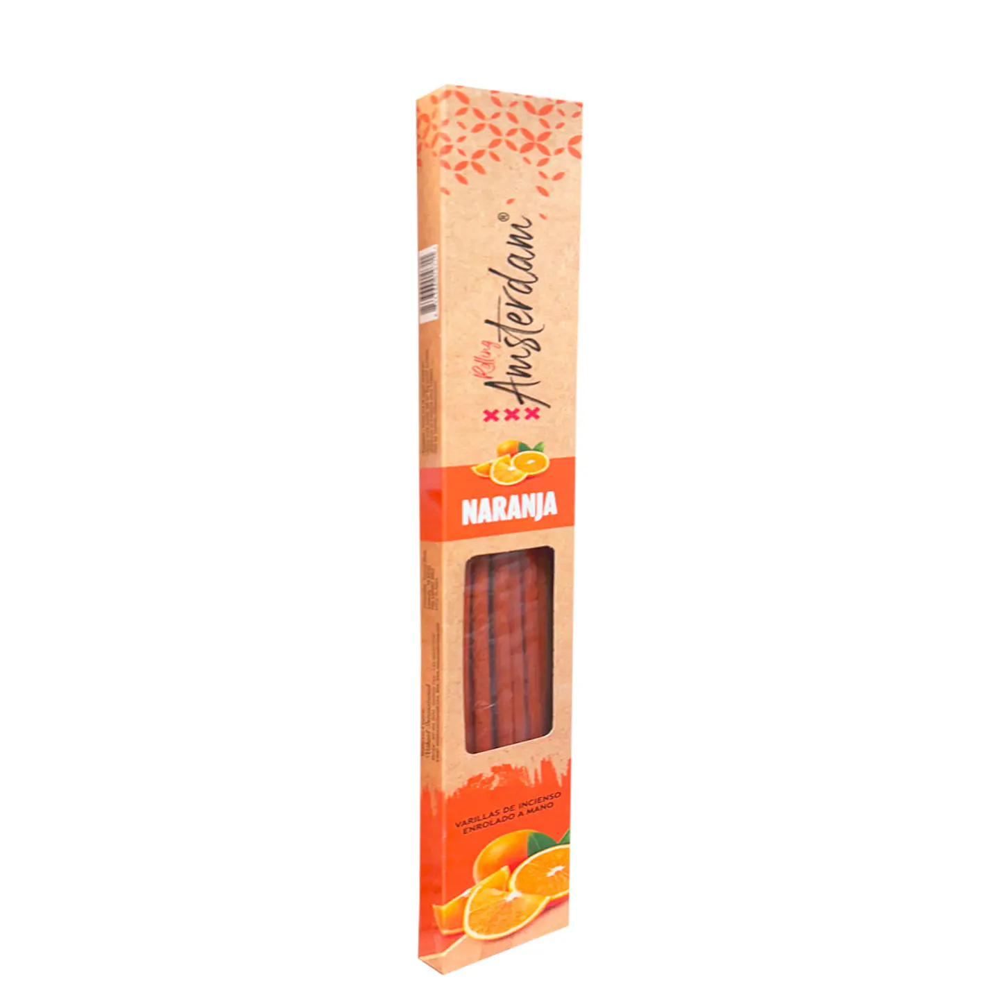 Incienso Jardin Rolling Amsterdam  41 Cm Naranja 2