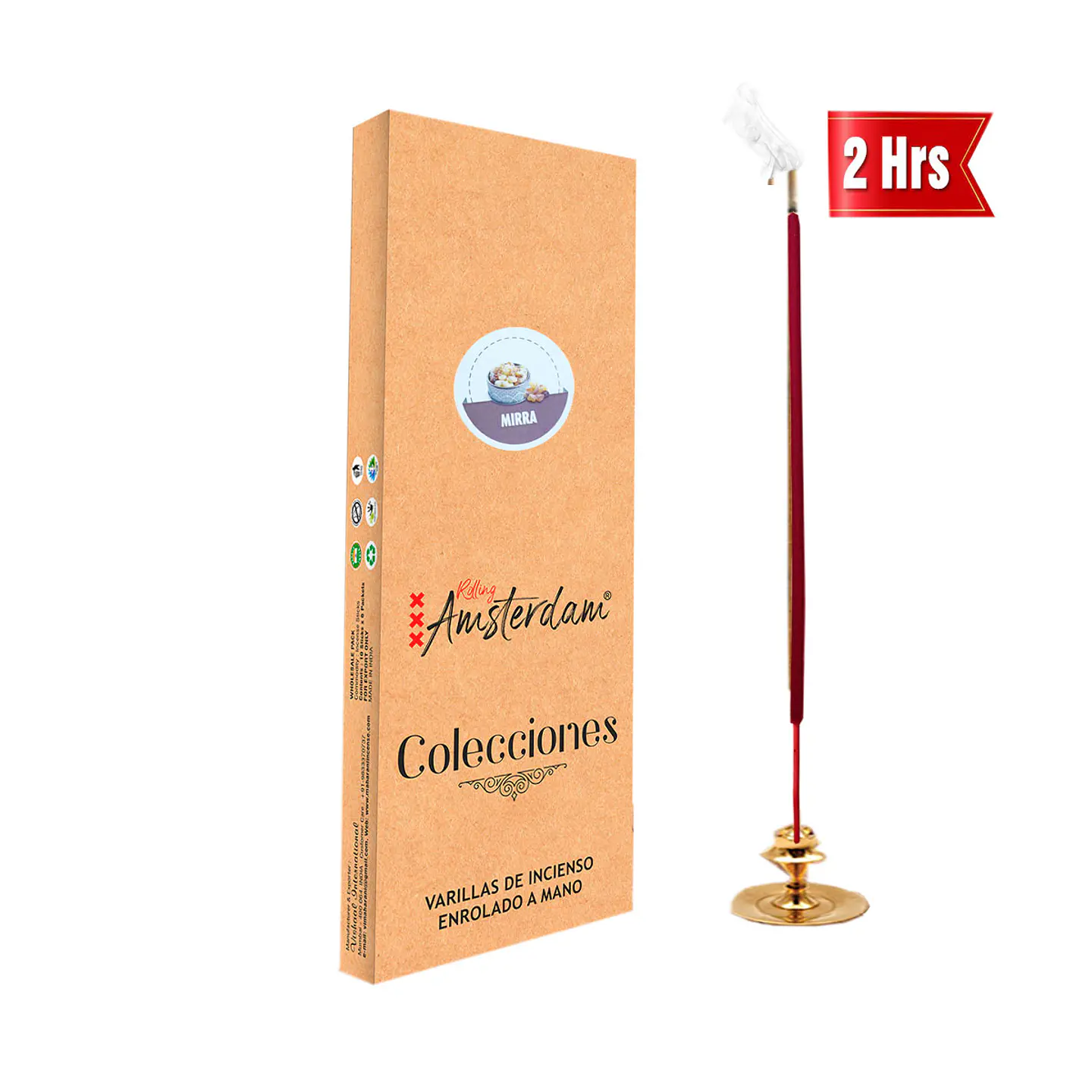 Incienso Jardin Rolling Amsterdam Mirra 41 Cm 2