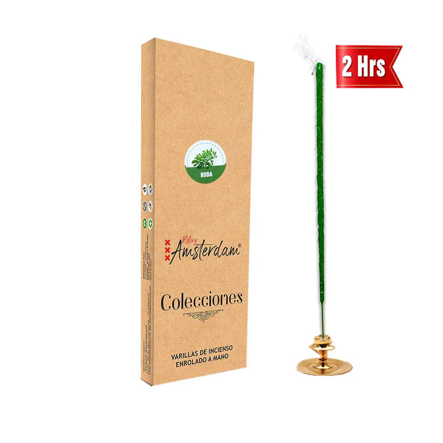 Incienso Jardin Rolling Amsterdam Ruda 41 Cm 2