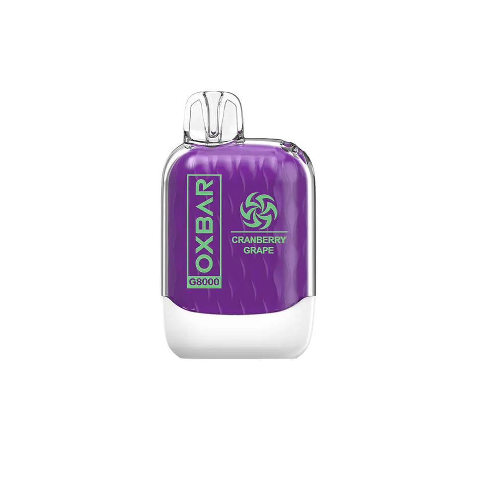 Vaper  Sin Nicotina Oxbar  8000 puff Cranberry grape 2