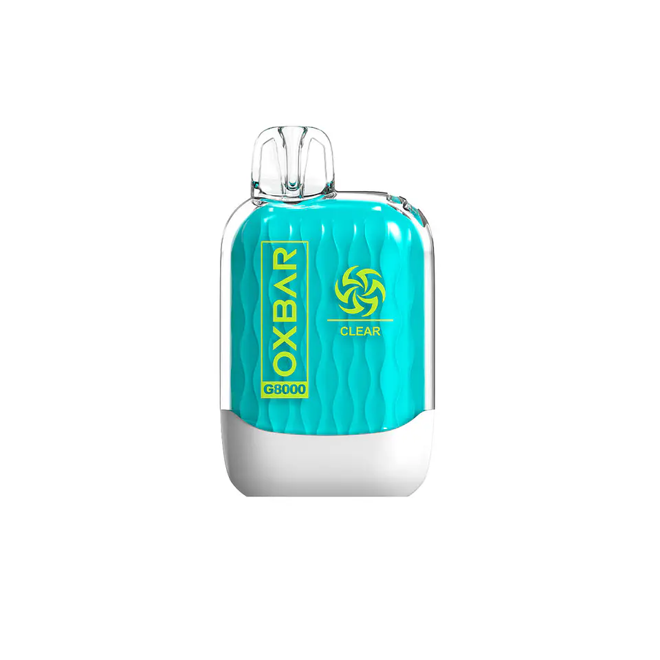 Vaper Desechable sin nicotina Oxbar  8000 puff Clear 2