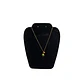 Collar Doble Acero Inoxidable Con Zirconia Mano De Fatima - Miniatura 2