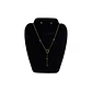 Collar De Acero Inoxidable Con Zirconia Luna Y Estrella - Miniatura 2