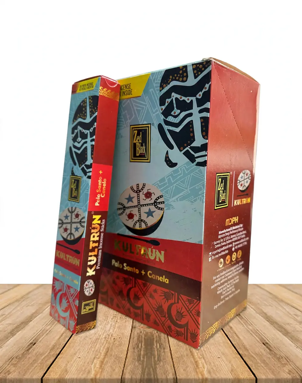 Incienso Zed Black Kultrún Palo Santo Canela 1