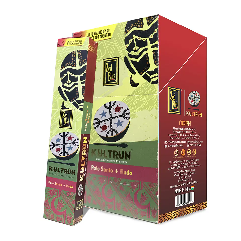 Incienso Zed Black Kultrún Palo Santo Ruda 3