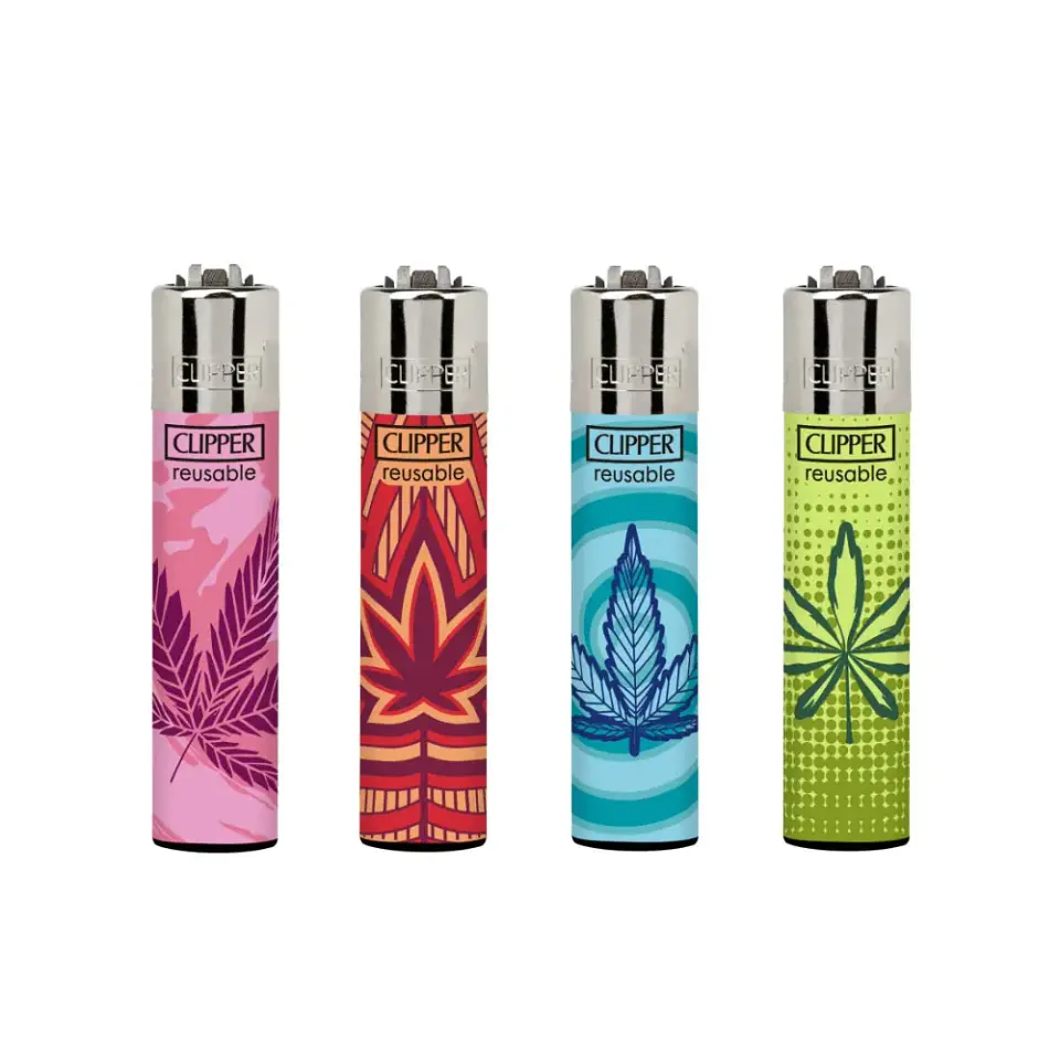 Encendedor Clipper Diseño  Power Leaves 2 2