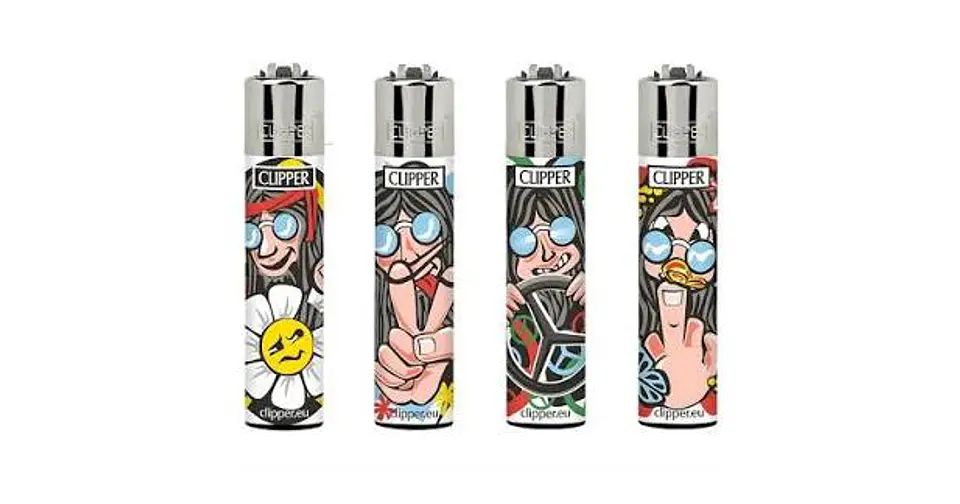 Encendedor Clipper Diseño Hippie Man 2