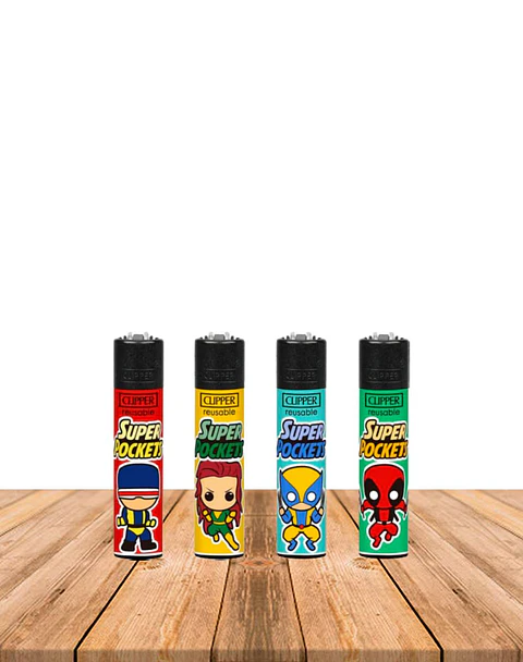 Encendedor Clipper Diseño Super Pockets 2