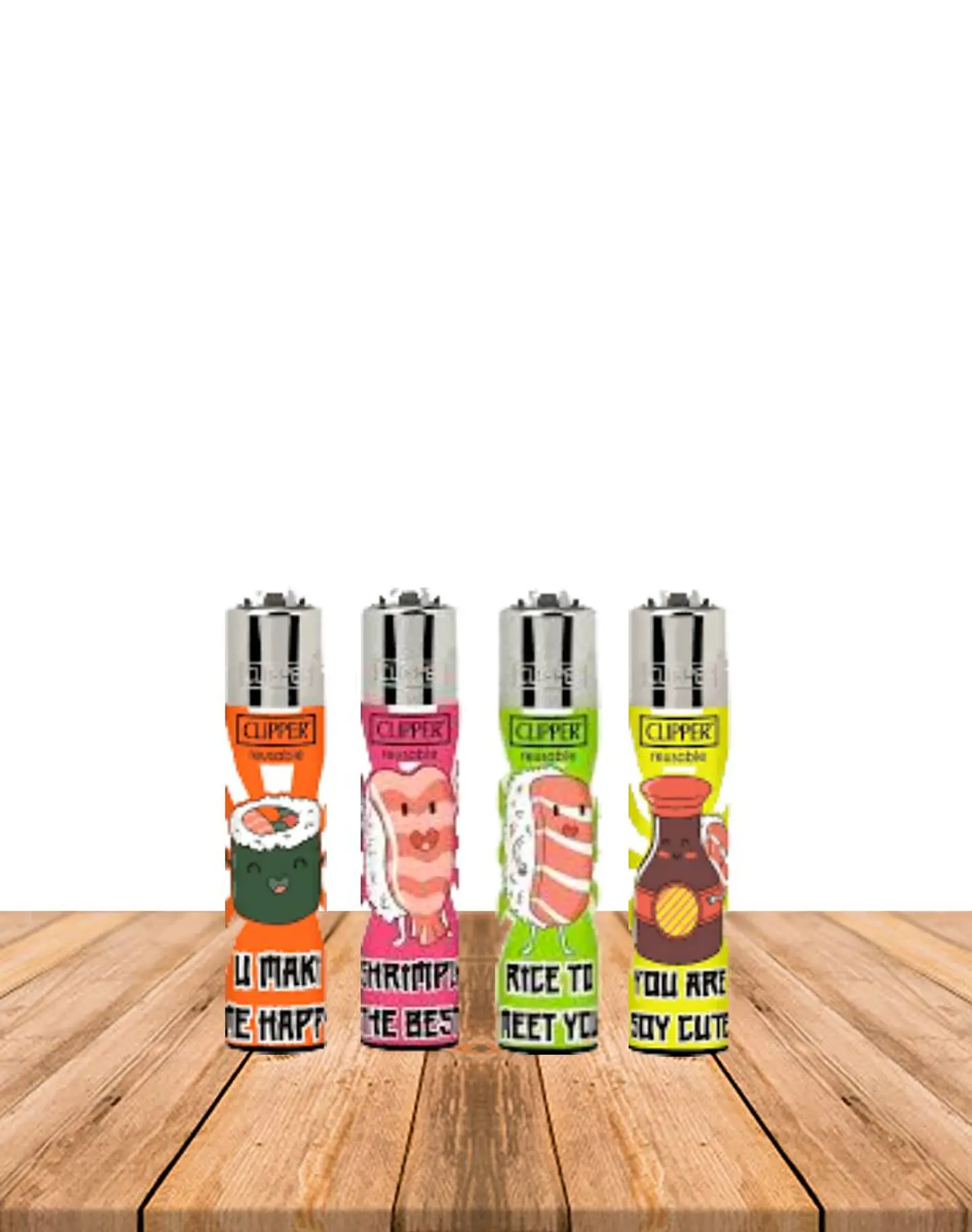 Encendedor Clipper Diseño Sushi Sentences 1