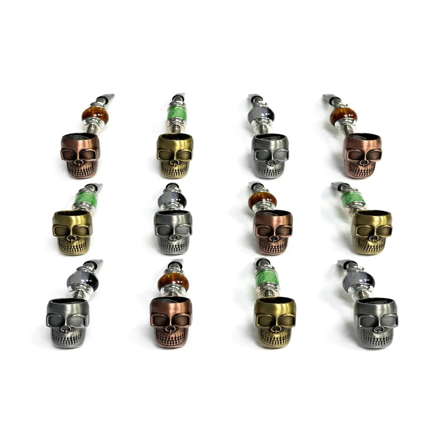 Pipa Metalica Craneo JI26-38 2