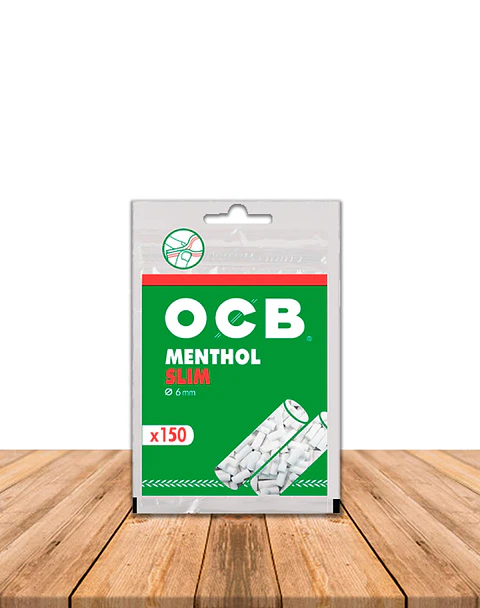 Filtro OCB Slim MENTHOL