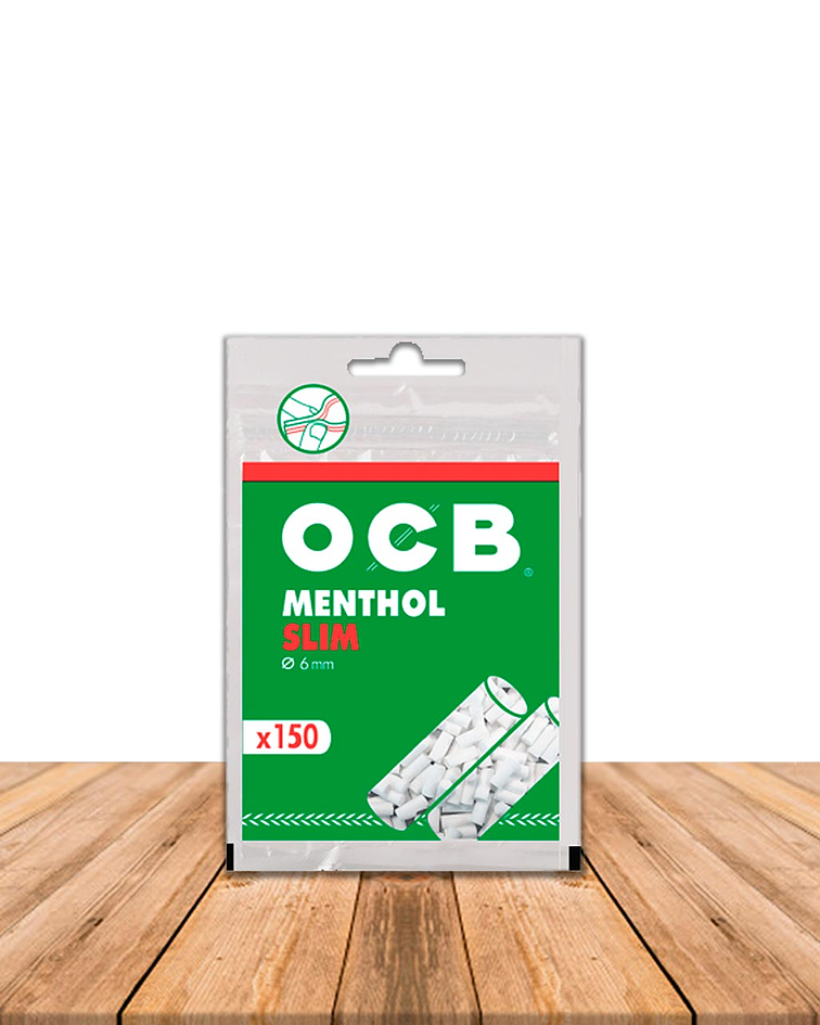 Filtro OCB Slim MENTHOL Pack de 10