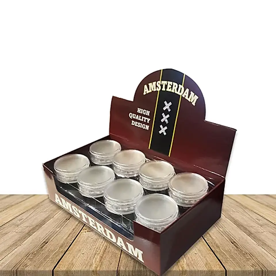 Moledor Acrilico Amsterdam Con Tapa  3